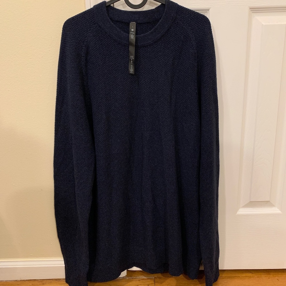 Lululemon textured knit crewneck sweater